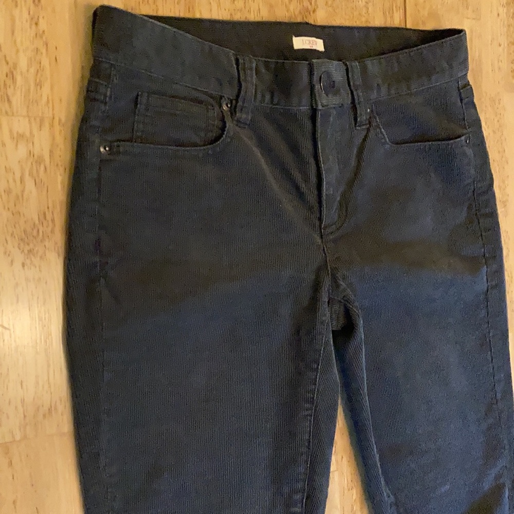 Like new J. Crew toothpick gray ankle corduroys